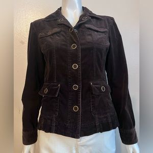 Amber Sun Corduroy Brown Jacket XS